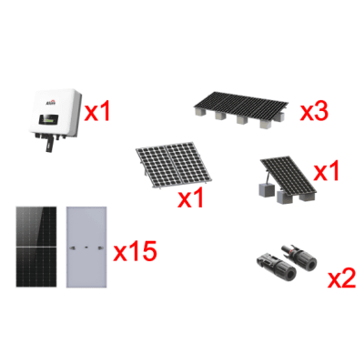 [HNS9000TLKIT1] Kit Solar Interconexion  / 9kW  220Vca / Inversor AFORE / Montaje Incluido