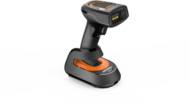 Lector de Códigos Inalámbrico Handheld / 1D y 2D / 2.4 GHz Wireless / 80 mts Alcance / Batería 2700 mAh / IP42 / Resistente a Caídas 1.8 m