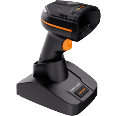 [MV-IDH3000B/13NR/05RN/US] Lector de Códigos Inalámbrico Handheld / Bluetooth 5.0 / 1D y 2D Codes / CMOS 1280 × 1024 / 3150 mAh / IP52 / Cross Laser Aiming / Base Inteligente