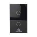 (ZigBee) Apagador switch inalámbrico ZigBee, control de 2 regresos de carga, 110V