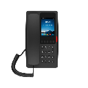 Teléfono IP Hotelero Wi-Fi 6 / Pantalla IPS 3.5" 320x480 / 2 Líneas SIP / 5 Teclas Programables / Puerto USB-A / PoE 802.3af / Audio HD / Diseño Negro