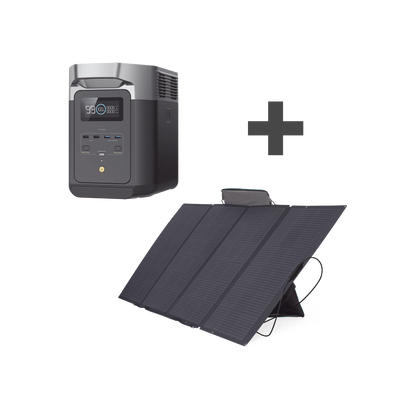 [DLT2MAX-KIT] Kit de Estación de Energía Portátil 2048Wh + Panel Solar Flexible 400W