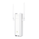 Punto de Acceso Omada Exterior / Wi-Fi 6 AX1800 MU-MIMO 2x2 / Mesh Omada / Alta Densidad de Usuarios / Carcasa Resistente IP67 / Configuración por Controlador o Stand-Alone / Para Montaje en Mástil/ Pared / Alimentación PoE+