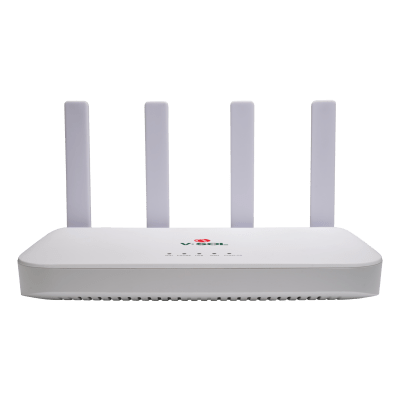 [V2804-AX15] ONU GPON/EPON con Wi-Fi 6 AX1500 / Wi-Fi Doble banda 2.4 y 5 GHz / 4 Puertos Gigabit / Puerto PON SC/UPC