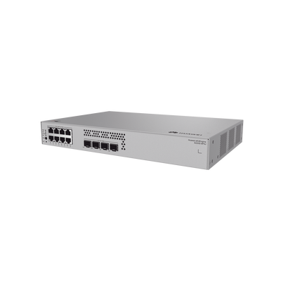 [S220S-8P4J] Switch de Acceso Gigabit Administrable PoE Capa 2 / 8 puertos 10/100/1000 Mbps (PoE) / 4 Puertos 2.5GE SFP Uplink  / ERPS / IMGP Snooping / DHCP Snooping / PoE Perpetuo / 128 W / Administración Nube Gratis