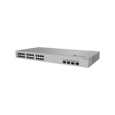 [S310S-24P4J] Switch de Acceso Gigabit Administrable PoE Capa 2+ / 24 puertos 10/100/1000 Mbps (PoE) / 4 Puertos 2.5GE SFP Uplink  / ERPS / Rutas Estáticas / PoE Perpetuo / 400 W / Administración Nube Gratis