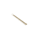 Canaleta LD10 de PVC rígido, con cinta adhesiva para instalación sin herramientas, de 38.4 x 24 x 2438 mm, Color Blanco Mate