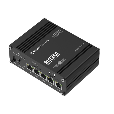 [RUTX50] Router Industrial 5G 3.3Gbps, Doble SIM , Doble banda 802.3ac Wave2