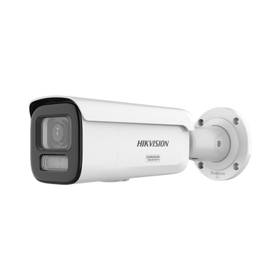 [DS-2CD2667G3T-LIZSY] [Dual Light + ColorVu 3.0 + HikAI] Bala IP 6 Megapixel / Lente Mot. 2.8 a 12 mm / 60 mts IR + Luz Blanca / Exterior IP67 / WDR 130 dB / ACUSENSE 3.0 / Metal / NEMA 4X / ACUSEEK