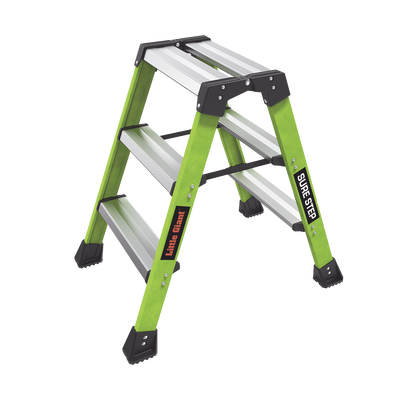 [SURESTEP] Escalera Plegable 2 Peldaños de Fibra de Vidrio / Tamaño 66 cm ( 2' 2").