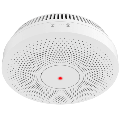 [HF-S3E-R] Detector de Humo Interlink / Doble Tecnología de Sensor de Luz / Alarma Auditiva 85dB / Batería de Litio 10 Años / Autoverificación/ Interconectable 30 Dispositivos