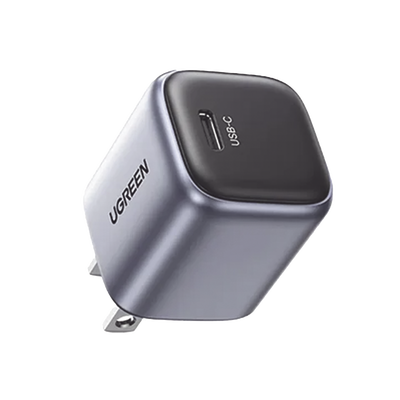 [55527] Cargador Mini de 20W | 1 USB-C de Carga Rápida | Tecnología GaN II | Carga Inteligente | Múltiple Protección  | Mayor Eficiencia Energética | Tamaño Compacto.