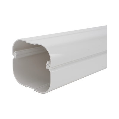 [TH-AC-KIT] Kit de Canaletas Para la Organización de Tuberías y Cables Eléctricos en Instalaciones de Aire Acondicionado, Uso en Interiores y Exteriores, PVC Rígido, Ideal Para Minisplit, Contenido de Kit (11 Piezas), (3000-00000)