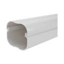 Kit de Canaletas Para la Organización de Tuberías y Cables Eléctricos en Instalaciones de Aire Acondicionado, Uso en Interiores y Exteriores, PVC Rígido, Ideal Para Minisplit, Contenido de Kit (11 Piezas), (3000-00000)