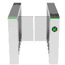 Torniquete de Barrera Oscilante Serie Mars-B1000 / Instalable en Plataforma Sólida / Dimensiones 1010x1355 mm / Uso de Tornillos M12 / Requiere Herramientas Específicas / No para Ambientes Corrosivos