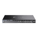 Switch Omada L3 SDN Administrable / 24 puertos Gigabit y 4 puertos SFP+ / Funciones RIP, VRRP, Servidor DHCP / Administración centralizada OMADA / Fuente Redundante