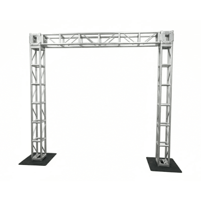 [SH-TRUSS-3X3] PORTERIA DE  ALUMINIO DE 3 METROS DE ALTO POR 3 METROS DE LARGO PARA VIDEOWALLS Y LUCES DE ESCENARIO