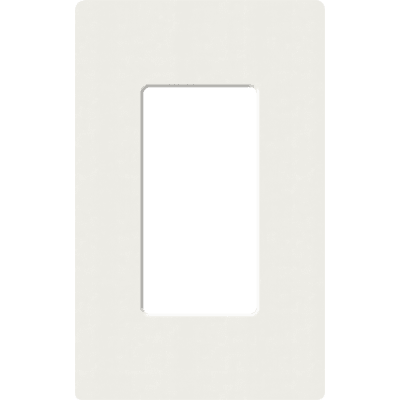 [SC1RW] Placa de pared 1 espacio, para atenuador (dimmer), apagador ó control remoto inalámbrico LUTRON.