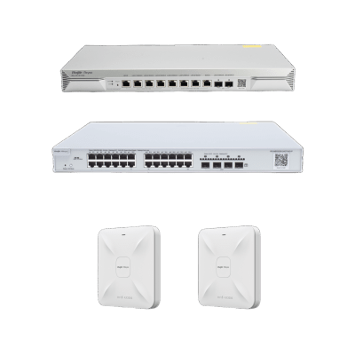 [RG-KIT-OH-1500] Solución Completa de Red para hasta 1500 Clientes y hasta 9 servicios de Internet., Ideal para Iniciar un Proyecto de Hotelería u Oficina