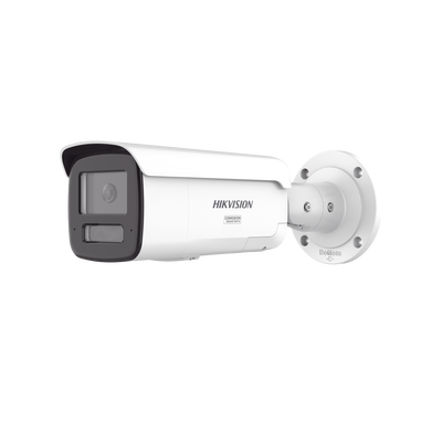 [DS-2CD2T47G3-LIS2UY/SL] [Dual Light + ColorVu 3.0 + HikAI] Bala IP 4 Megapixel / Lente 4 mm / 60 mts IR + Luz Blanca / Exterior IP67 / Estrobo Luz Blanca / WDR 130 dB / ACUSENSE 3.0 / Metal / NEMA 4X / ACUSEEK