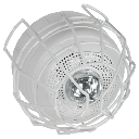 Protector De Rejilla Anti Vandalismo Y Golpes Accidentales, Color Blanco, Para Sirenas/Estrobos/Bocinas System Sensor, Montaje en Superficie en Techo, 8.55"Altox8.55"Anchox6.23"Profundidad