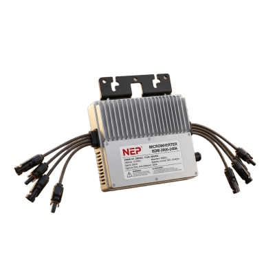 [BDM2000240A] Microinversor 2.25 Kw, 220 Vca, IP67, WIFI Incuido, Soporta Oversizing a 4 Módulos de Hasta 750 W, Incluye Conector Troncal