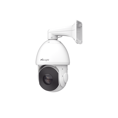 Cámara Domo de Velocidad de Tráfico Vial AI / 4 Megapíxeles / Sensores Starlight / Smart IR II / LPR y Reconocimiento de Placas / Analítica Avanzada / Smart Rain-Sensing Wiper / Resistente a Intemperie IP66 / Digital Zoom 16X