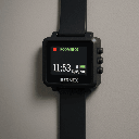 Reloj Receptor Inalámbrico de Muñeca / Display LCD a Color / Batería Recargable / Indicación Visual y Acústica de Alarmas / Almacena hasta 3000 Caracteres / Conexión Inalámbrica por Radiofrecuencia