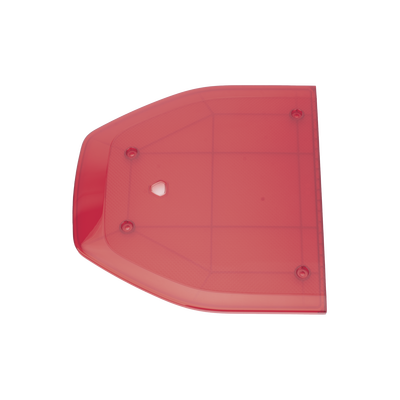 Domo lateral de reemplazo para barra de luces SP216 de la Marca SignalPro, Color Rojo