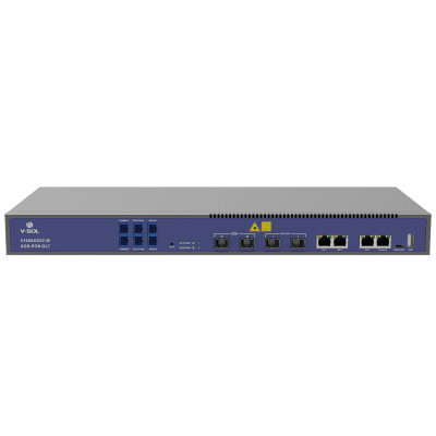 [V1600XG02-W] OLT Dual de 2 Puertos XGSPON/GPON con WDM Integrado/ 4 Puertos Uplink (2 Puerto Gigabit RJ45 + 2 Puertos SFP/SFP+) / Hasta 512 ONUs
