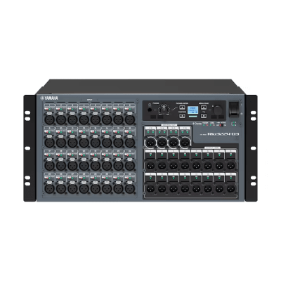 [RIO3224-D3] RACK DE EXPANSION E/S PARA CONSOLA DE AUDIO 32 IN X 24 OUT, DANTE