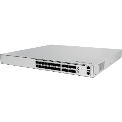 Switch eKit Core para Fibra Óptica Administrable Capa 3 / 16 puertos SFP 10 Gbps + 8 Puertos SFP28 25 Gbps / Capacidad de Conmutación 1,120 Gbit/s / Gestión Gratuita desde la Nube / Libre de Licenciamiento / Ruteo Dinamico (RIP, OSPF, IS-