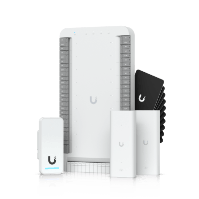 [UA-SK-ELEVATOR] Kit de Inicio para Ascensor UniFi Access / PoE para Selección de Piso / Hasta 18 Pisos / Incluye Elevador Hub / G2 Lector / 2 Extensores PoE / 10 Tarjetas de Acceso / Interior y Exterior / NDAA Cumple