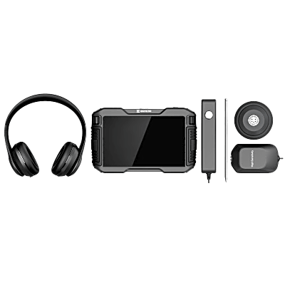 [HM-AP21-AD21P] AD21P- Cámara de Imagen Acústica Portátil / DETECTAR FUGA DE AGUA / Pantalla táctil de 7" / IP66 PANTALLA IP54 SENSOR PORTATIL