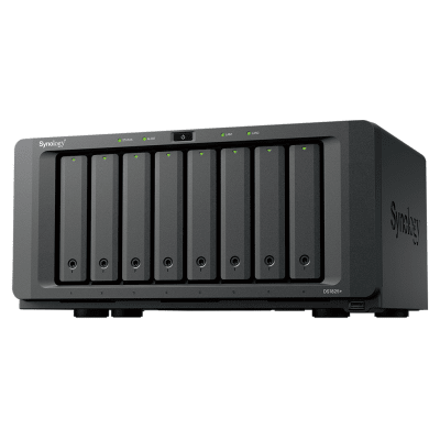 [DS1825+] NAS DiskStation DS1825+ | 8 Bahías | AMD Ryzen V1500B | 8 GB DDR4 ECC | Hasta 2,239 MB/s Lectura | 2 Puertos 2.5GbE | Expansión PCIe 3.0 | Compatible con 10GbE y 25GbE | Caché SSD M.2 | Synology DSM.