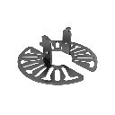 Accesorio para Montaje Universal para Cámara Domo | Soporte de 125 mm de Diámetro |Estructura Robusta | Contemplar como accesorios SDJH111 y SDJH144