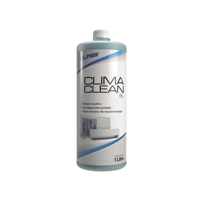 [CLIMA-CLEAN-BL] CLIMA CLEAN BL Limpiador a Base Ácida que Garantiza una Limpieza Profunda y Profesional en Serpentines de Minisplits, Mejorando su Eficiencia y Prolongando su Vida Útil