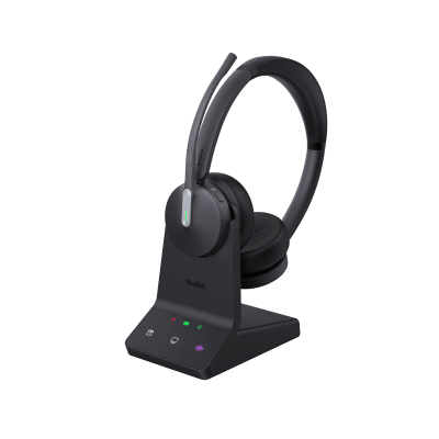 [WH64-DUAL-UC] Diadema Inalámbrica Yealink WH64 DECT y Bluetooth con Capacidad de Hasta 32 Horas de Conversación