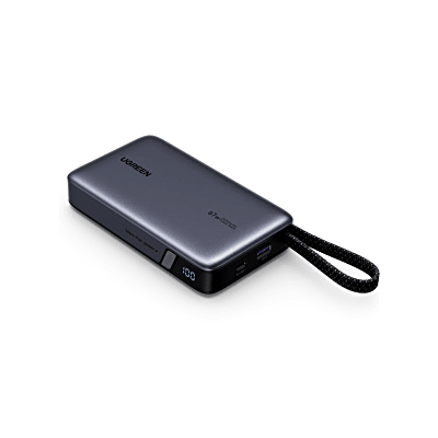 [55996B] Cargador Rápido GaN 65W 2C1A / Tecnología GaN / Puerto USB-C 65W Max PPS / Puerto USB-A 22.5W Max / Protecciones Múltiples / Material PC+ABS UL94-V0 / Cable 1.5-2 metros