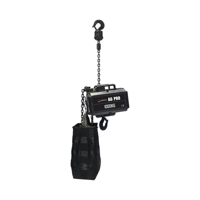 [YS-A6PRO] POLIPASTO ELECTRICO 220V | PARA IZAJE DE ESTRUCTURAS  | 1 TONELADA CON 25 METROS DE CADENA | INCLUYE CASE DE VUELO