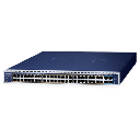Switch Administrable Capa 3 / 48 Puertos 10/100/1000T 802.3bt PoE++ / 4 Puertos 10G SFP+ / Dos Ranuras Para Fuente de Alimentación Modular / 3200W PoE Budget / Compatibilidad IPv4/IPv6 / VLAN / QoS / ERPS