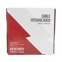 Cable Fotovoltaico Rojo/ Cobre Estañado / 4 mm² (12 AWG) / 2000V / Rollo de 25 m / / UL 4703 y TUV