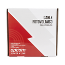 Cable Fotovoltaico Rojo/ Cobre Estañado / 4 mm² (12 AWG) / 2000V / Rollo de 50 m / / UL 4703 y TUV