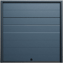 Puerta D / Garage D / Alta Calidad / Linea Central / Color GRIS /  acabdo DELUXE / 9X7 pies / AISLADA / Estilo Americana.