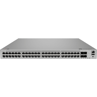 Switch eKit Distribución/Core MultiGigabit PoE+ Capa 3 / 48 puertos PoE+ 2.5 Gbps + 4 SFP+ / iStack / PoE Perpetuo (360 W) / Libre de Licenciamiento