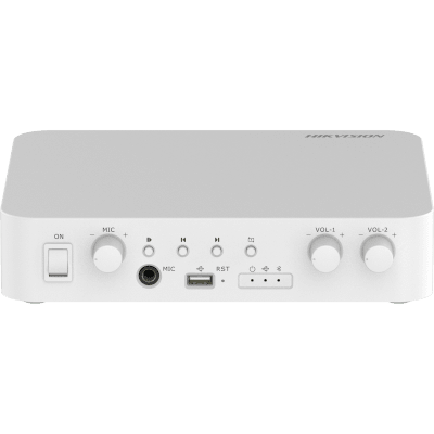 Amplificador | Compatible con Spotify | Bluetooth | 2 Canales | 40 W por Canal | Salida 4-8 Ω x 2 | 100V COM x 2 | 2 Zonas |  Musica Ambiental