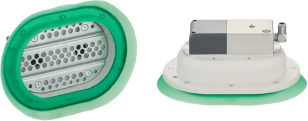 Pinza para Sacos PSSG / 290x215 mm / Material Silicona 55 Shore A / Generación de Vacío Integrada / Capacidad de Elevación 15 kg / NFC-TAG / Rosca M6-HE