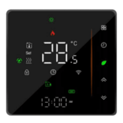 [BAC006EZB] Termostato con tecnología inalámbrica ZigBee 4PIPE V Fancoil / 110 - 120VCA