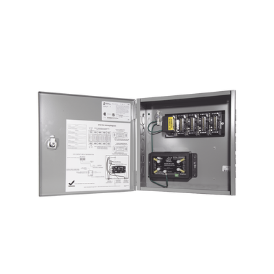 [DTK-TSS1] Protector  "todo en uno" alimentación 120 Vca, base para 5 módulos DTK-2MHLP para lazos SLC/IDC/NAC.