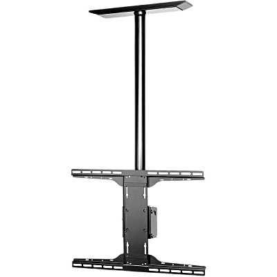 [PLCM-UNL-CP] Soporte de techo universal para Pantallas de 32" a 90" / Capacidad de Carga 68.2 kg / Patrón de Montaje hasta 600 x 400 mm / Columna de Aluminio de 36" / Inclinación Ajustable -5° a 20°